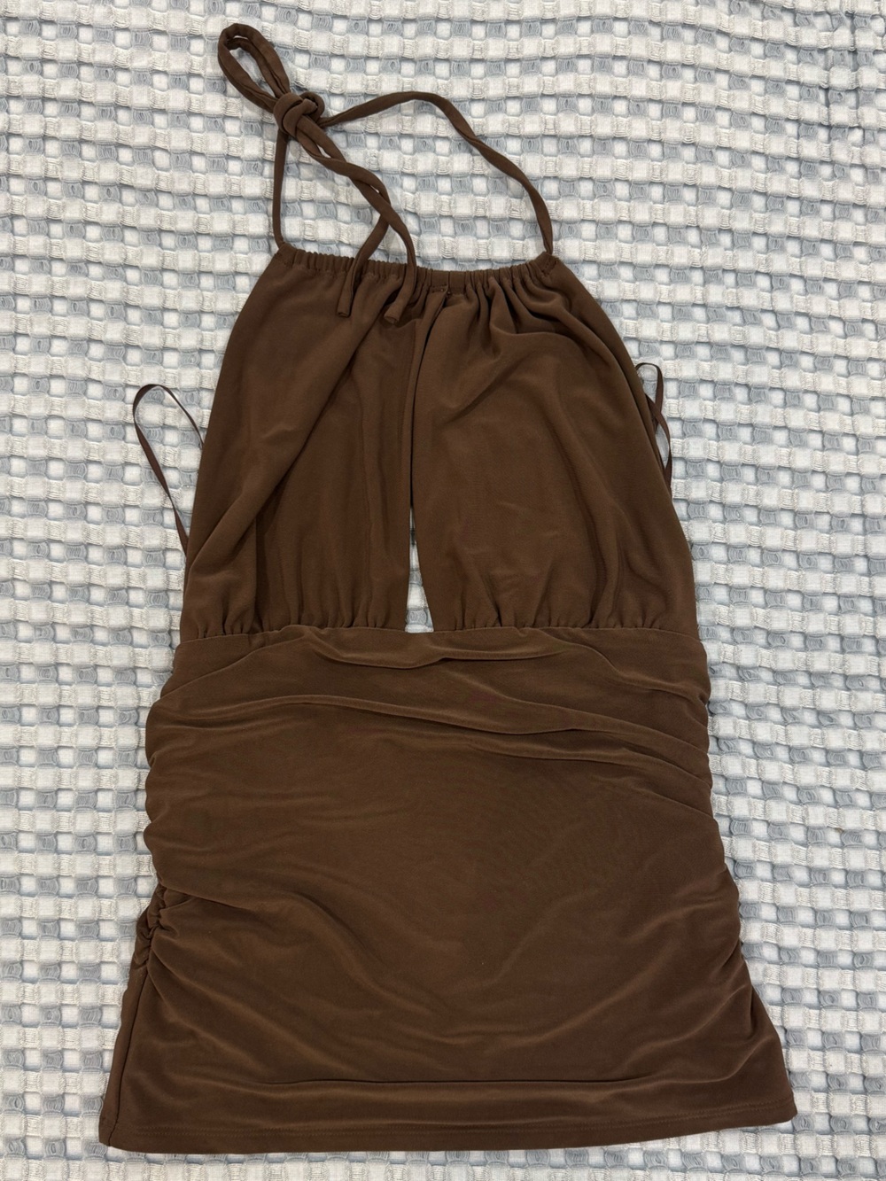 Aritzia Ten Smooth Matter Odeum Halter Top